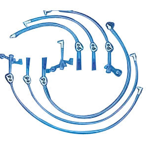 Mickey Threaded Extension Set with Secur-Lok Right-Angle Connector and Clamp, 12" (Case of 5)