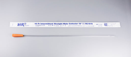 TruCath Intermittent Straight Catheter, Male, 16FR, 16" (Case of 300)