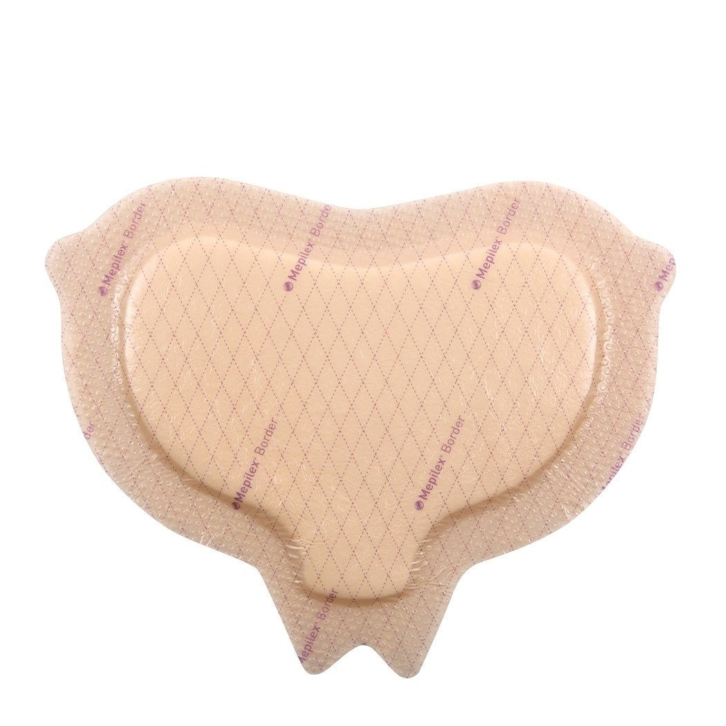 Mepilex Border Sacrum Wound Dressing, 8.7" x 9.8" (Box of 10)