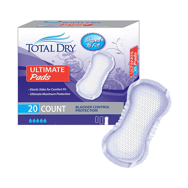 TotalDry Pads Ultimate, 16.5" Long (Package of 20)