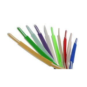 Rainbow Ties Tracheostomy Tube Holders, Pastel Pack (Package of 10)