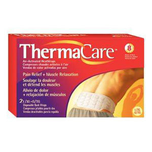 Thermacare Air-Activated Heat Wraps, Back and Hip, Large/X-Large (Box of 2)
