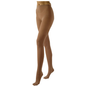 843P Style Soft Opaque Pantyhose, 30-40mmHg, Women's, Large, Long, Nude
