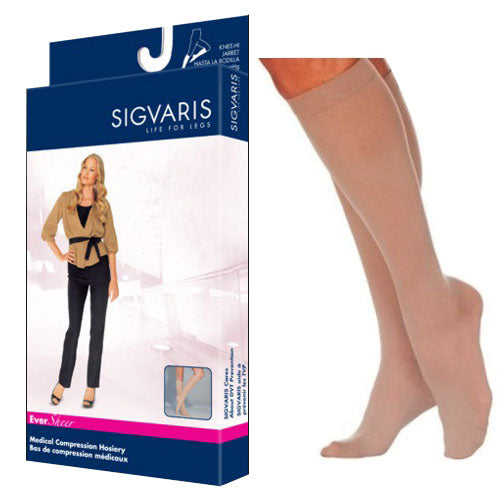 783C Style Sheer Calf, 30-40mmHg, Women's, Small, Short, Natural
