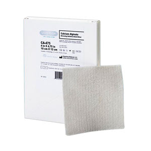 Silverlon Antimicrobial Silver Calcium Alginate Dressing, 4" x 4-3/4" (Box of 10)