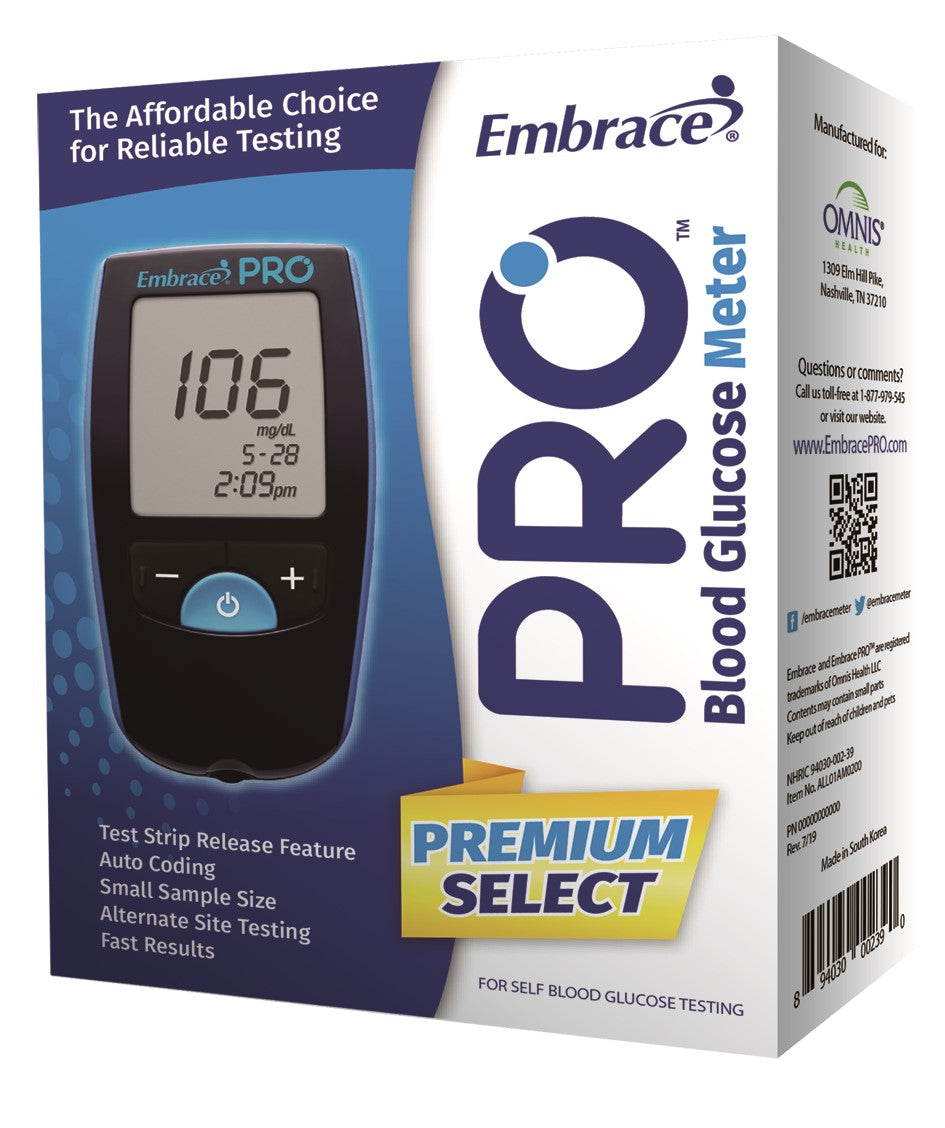 Embrace PRO Blood Glucose Meter