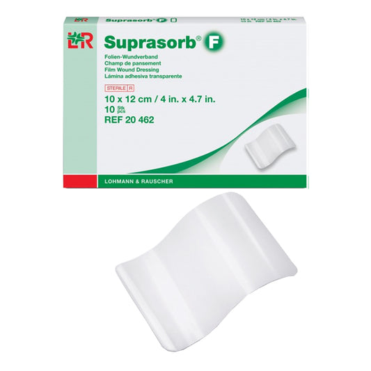Suprasorb F Transparent Film Dressing, 4" x 4.75" (Box of 10)
