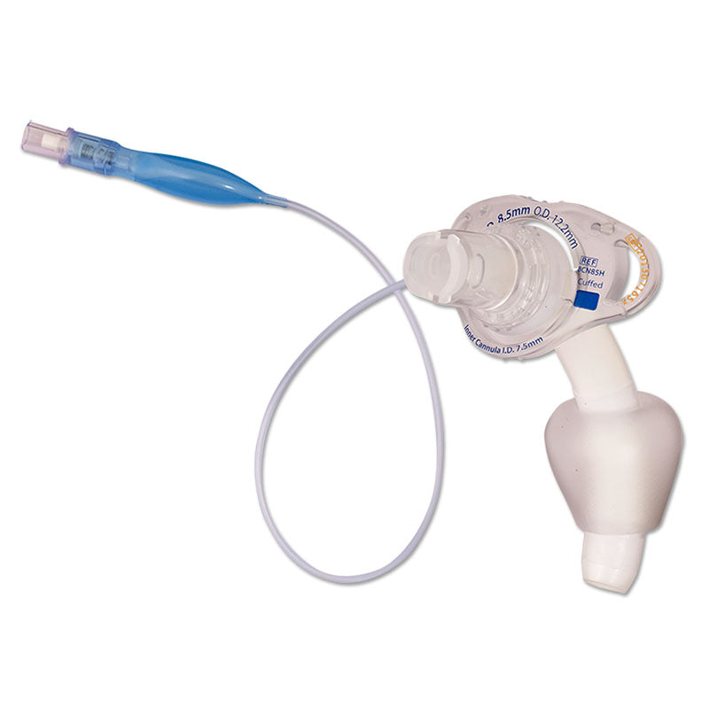 Flexible Tracheostomy Tube with TaperGuard, Cuff, Disposable Inner Cannula, Size 10.0 mm