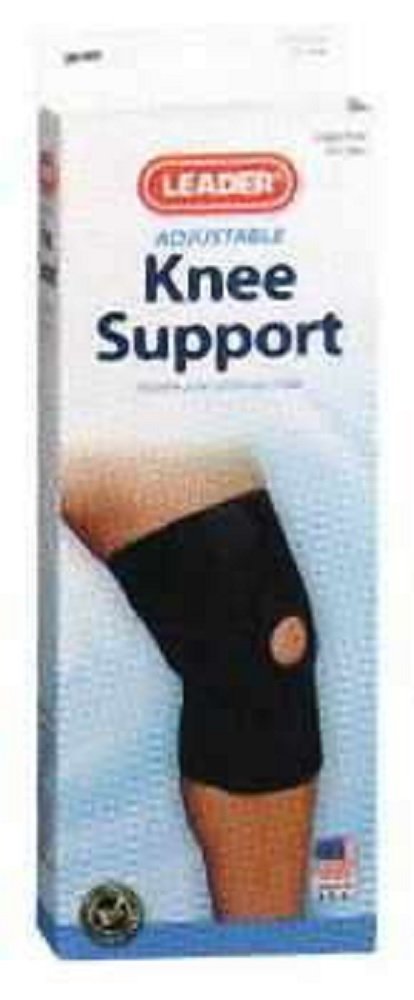 Leader Neoprene Deluxe Patellar Knee Support, Black, X-Large
