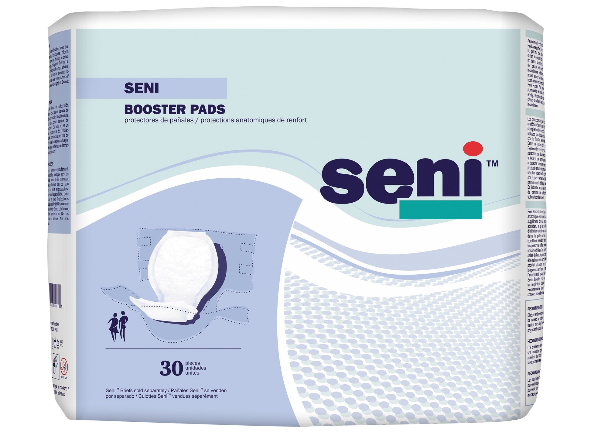 Seni Booster Pads - 25" Length (Package of 30)