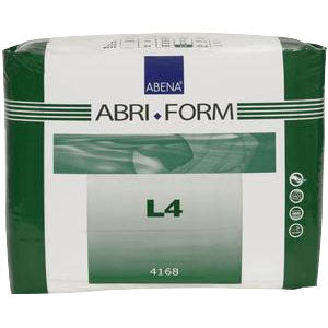 Abri Form Comfort Extra Plus Brief, Large, 39" - 59" (Package of 12)