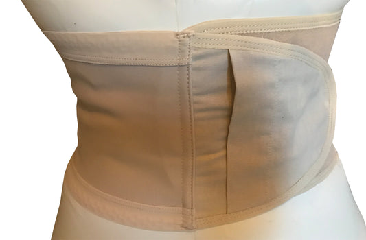 SecureWear Security Beige 6" Support Belt Without Opening, Small