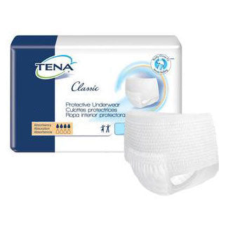 Tena Classic Protective Underwear, Medium, 34"- 44" (Package of 20)