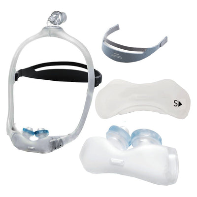 DreamWear Gel Nasal Pillow CPAP Mask with Small Single Cushion, Small Frame and Headgear