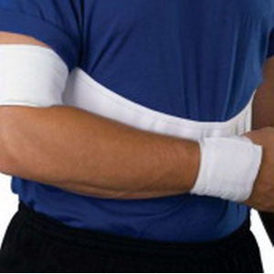 Xl (42"-48") White, Male Elastic Shoulder Immobil.