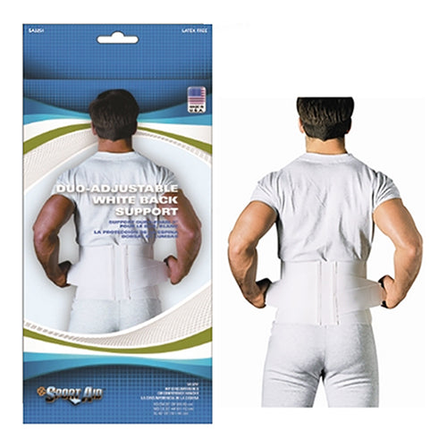 Sportaid Durofoam Back Belt, White, X-Small