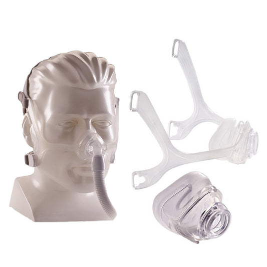 Wisp Nasal Mask with Clear Frame and Headgear, Large