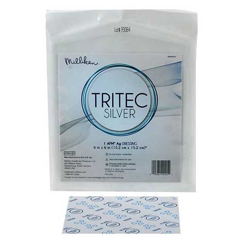 OVIK Health TRITEC Silver Contact Layer Dressing, 6" x 6"