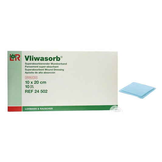 Vliwasorb Super Absorbant Dressing, 4" x 8" (Box of 10)