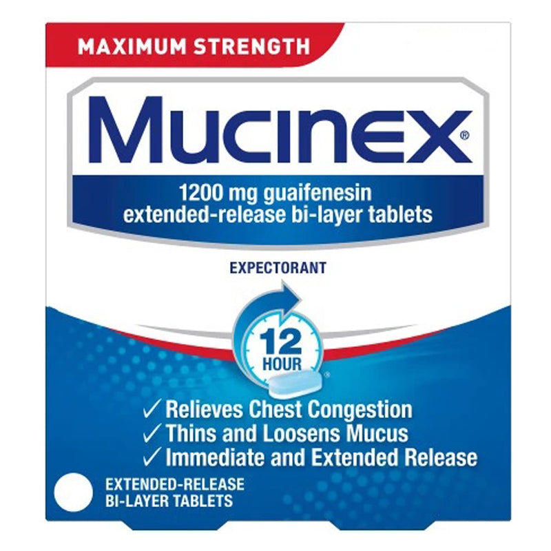Mucinex Max Strength Extended Release Bi-Layer Tablets, 14 ct