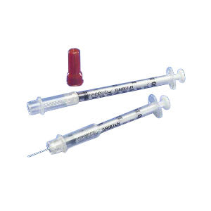Monoject Tuberculin Safety Syringe 25G x 5/8", 1 mL (100 count) (Box of 100)