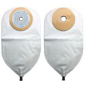 1-Piece Post-Op Adult Urinary Pouch Cut-to-Fit Convex 1-1/8" x 2" Oval (Box of 10)