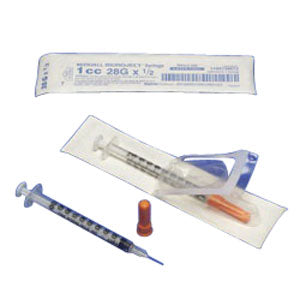Monoject SoftPack Insulin Syringe 30G x 5/16", 3/10 mL (100 count) (Box of 100)