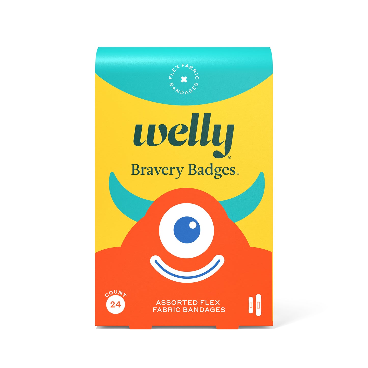 Welly Health Kids Monster Assorted, 24 ct (Box of 24)