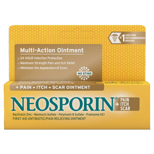 Neosporin Plus Pain, Itch, Scar Multi-Action Ointment, 1 oz.