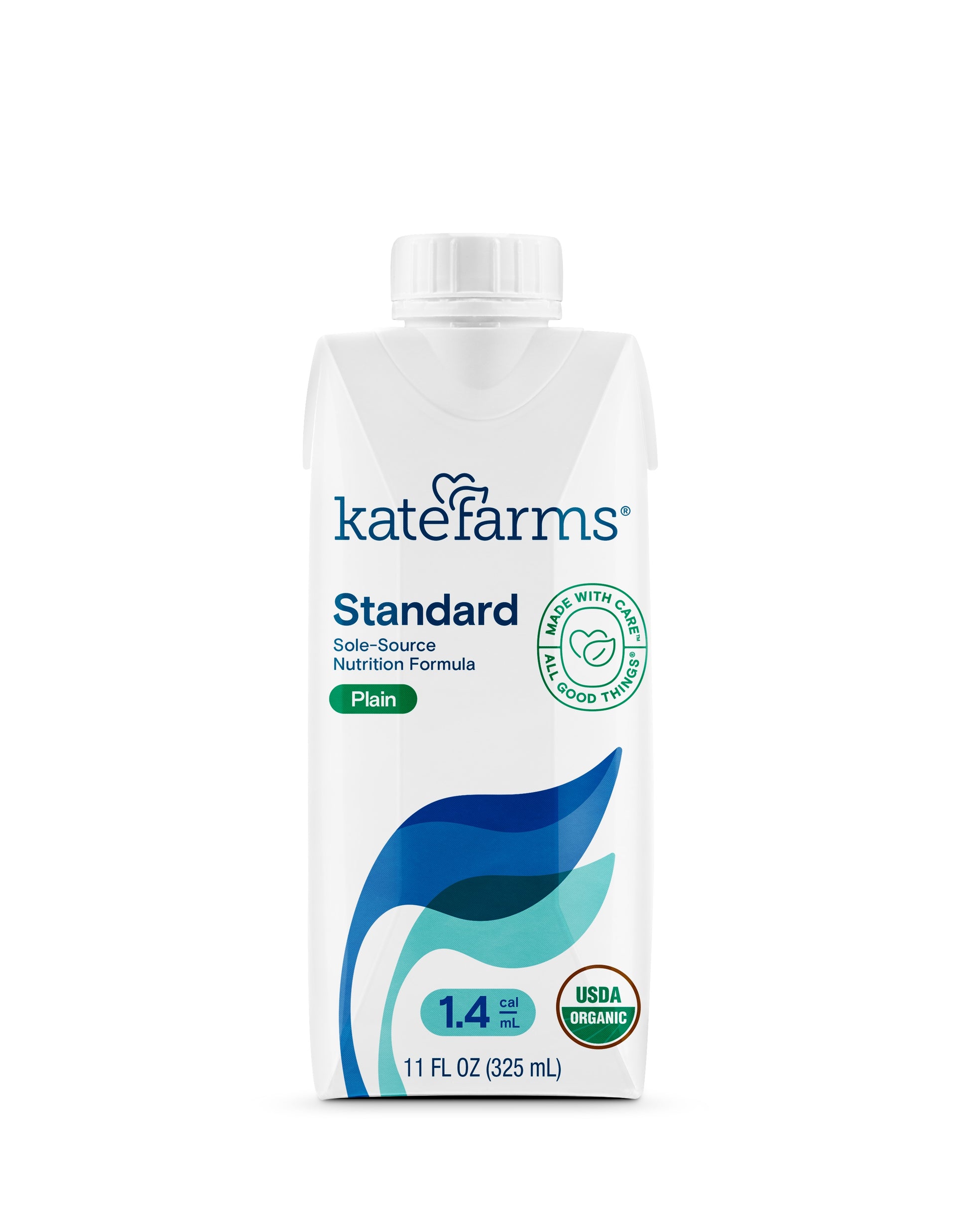 KATE FARMS Standard 1.4 Plain, 11 fl. oz. (325 mL) (Case of 12)