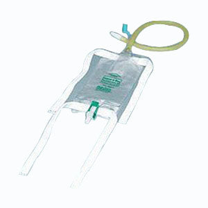 Dispoz-a-Bag Leg Bag with Flip-Flo Valve and Fabric Straps, 19 oz. (Case of 50)
