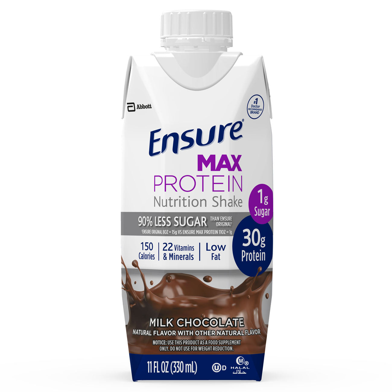 Ensure Max Protein, Milk Chocolate, Ready-to-Drink, 11 oz, Retail (same as 67005)