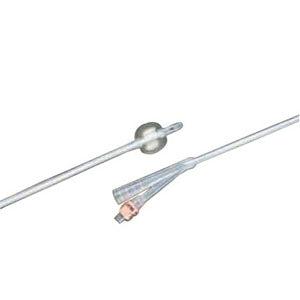 LUBRI-SIL 2-Way 100% Silicone Foley Catheter 22 Fr 5 cc (Case of 12)