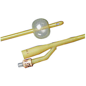 BARDEX Infection Control Carson 2-Way Latex Foley Catheter 14 Fr 5 cc