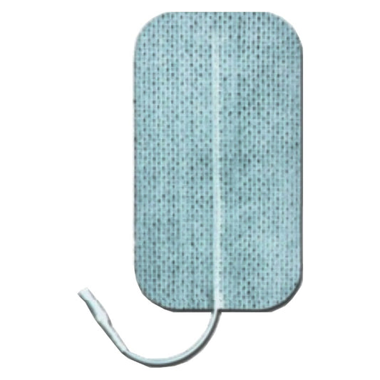 Zewa Electrotherapy Electrode, Deluxe, Rectangle, Reusable, 2" x 3.5", 4 count (Package of 4)