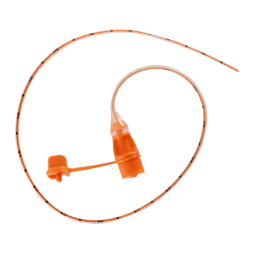 NeoConnect Polyurethane Enteral Feeding Tube with ENFit Connector and Radiopaque Orange Stripe, 8 Fr, 105 cm