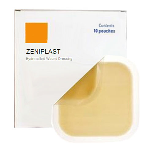 ZeniMedical ZeniPlast Hydrocolloid Dressing 4" x 4" (Box of 10)