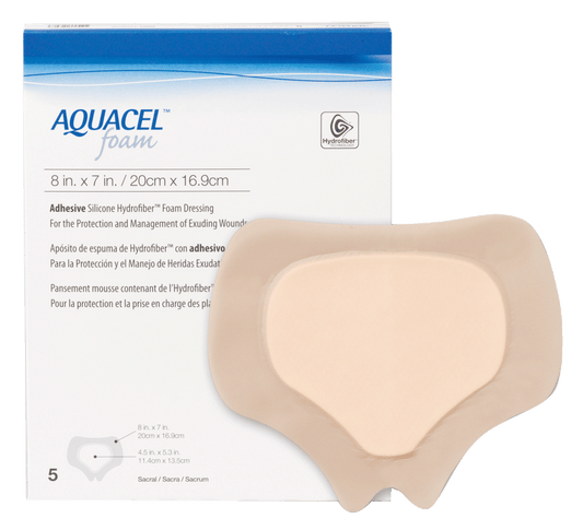 Aquacel Gelling Adhesive Foam Dressing 8" x 7"