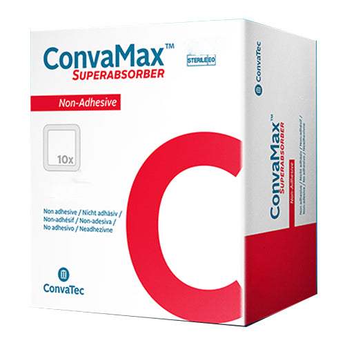 ConvaMax Superabsorber Non-Adhesive Wound Dressing, 4" x 8" (Box of 10)