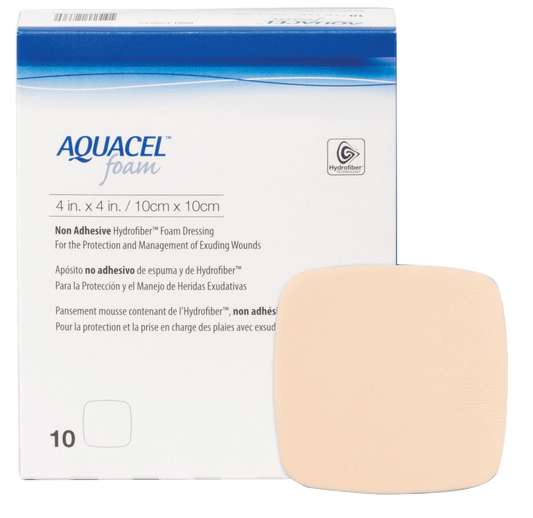 Aquacel Non-adhesive Gelling Foam Dressing 4" x 4"