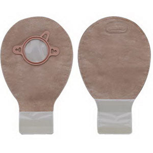 New Image 2-Piece Mini Drainable Pouch 1-3/4", Lock N Roll, Beige (Box of 20)