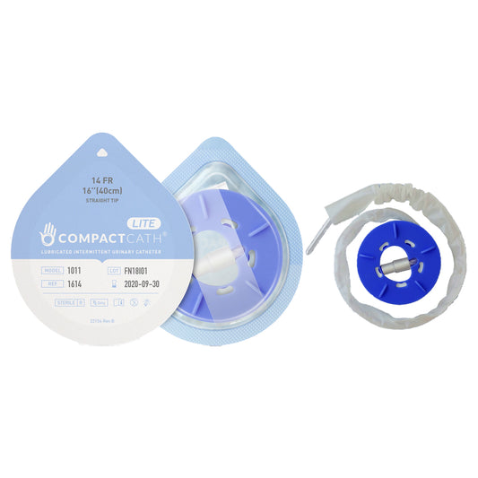 CompactCath LITE Urethral Catheter, 14 FR, 16"