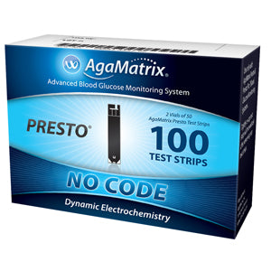 AgaMatrix Presto Test Strip (100 count) (Box of 100)