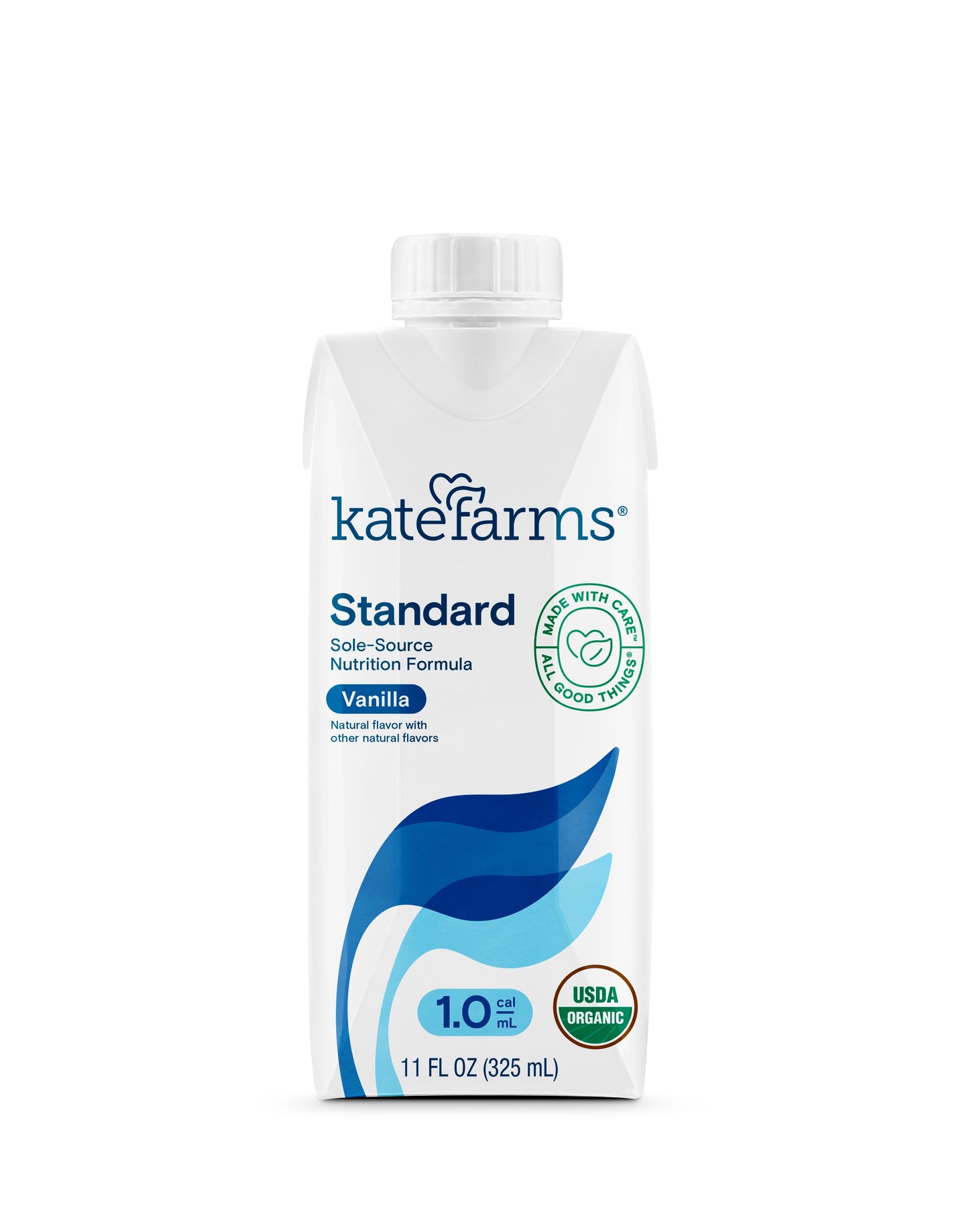 KATE FARMS Standard 1.0 Vanilla, 11 fl. oz. (325 mL) (Case of 12)