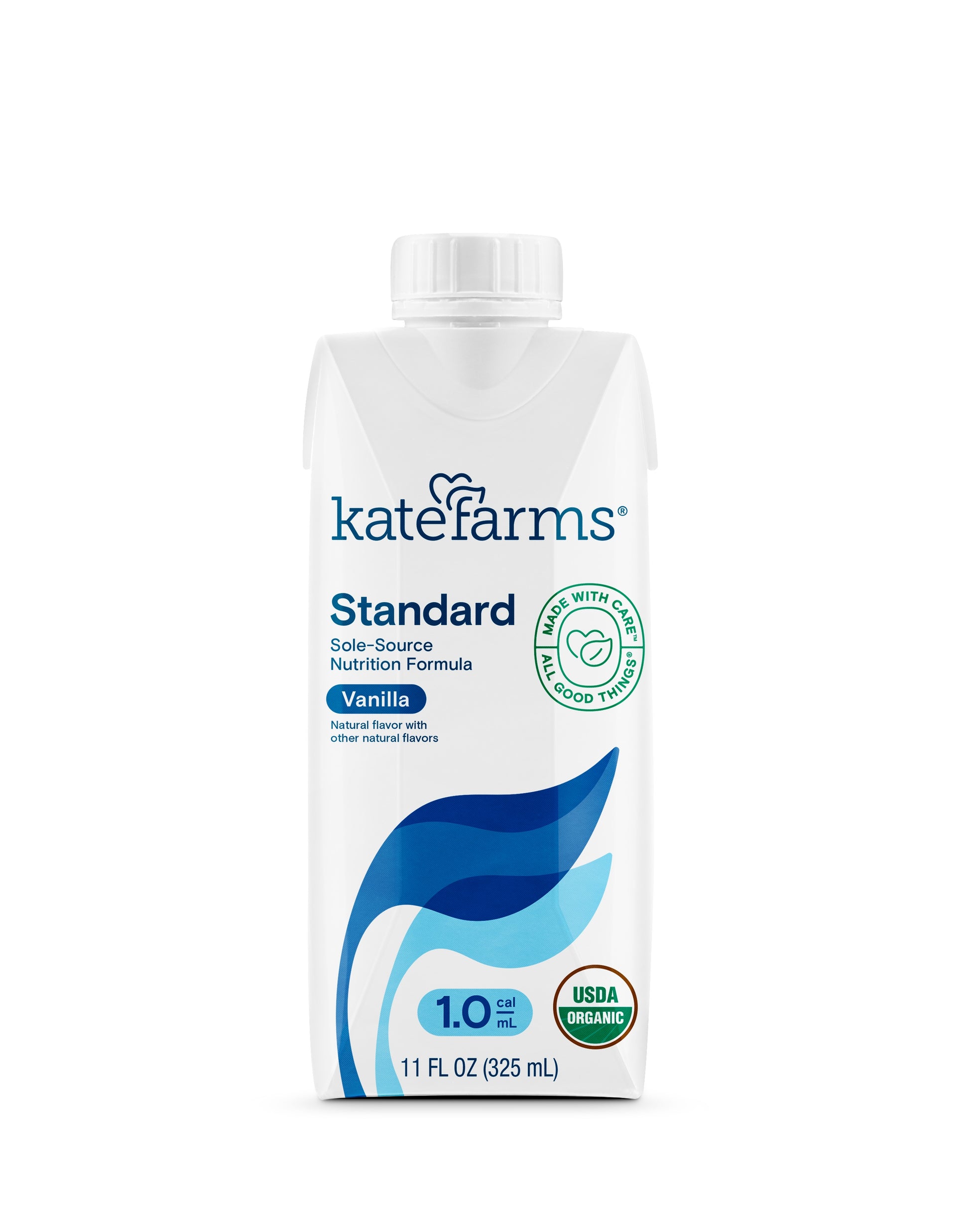 KATE FARMS Standard 1.0 Vanilla, 11 fl. oz. (325 mL) (Case of 12)