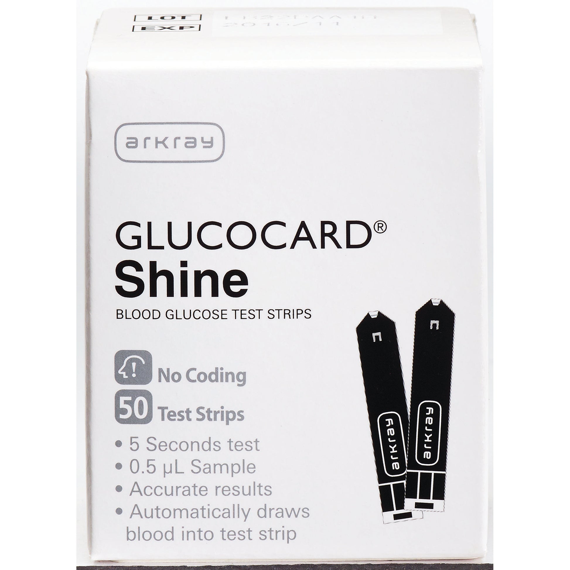 Zewa Glucocard Shine Connex Blood Glucose Test Strip, 50 ct (Box of 50)