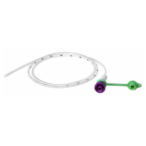 Nutrisafe 2 Silicone Feeding Tube 10 Fr 49" (125cm), 4.0 mL Prime