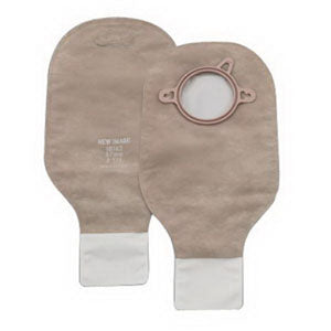 New Image 2-Piece Drainable Pouch 2-1/4" with Filter, Beige (Box of 10)