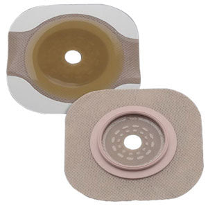 New Image 2-Piece Cut-to-Fit Flat FlexWear (Standard Wear) Skin Barrier 3-1/2" Opening, 4" Flange Size (Box of 5)