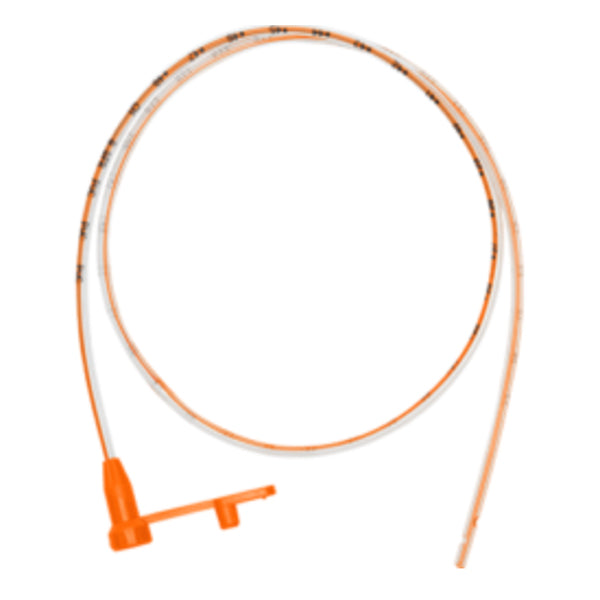 Indwelling Polyurethane Enteral Feeding Tube with Radiopaque Orange Stripe 8 Fr 35"